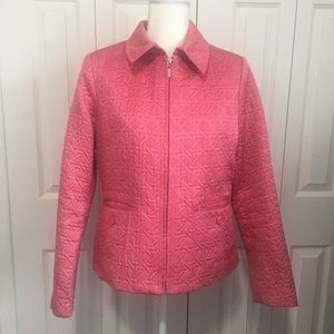 Weather Tamer Pink Quilted Jacket Size M